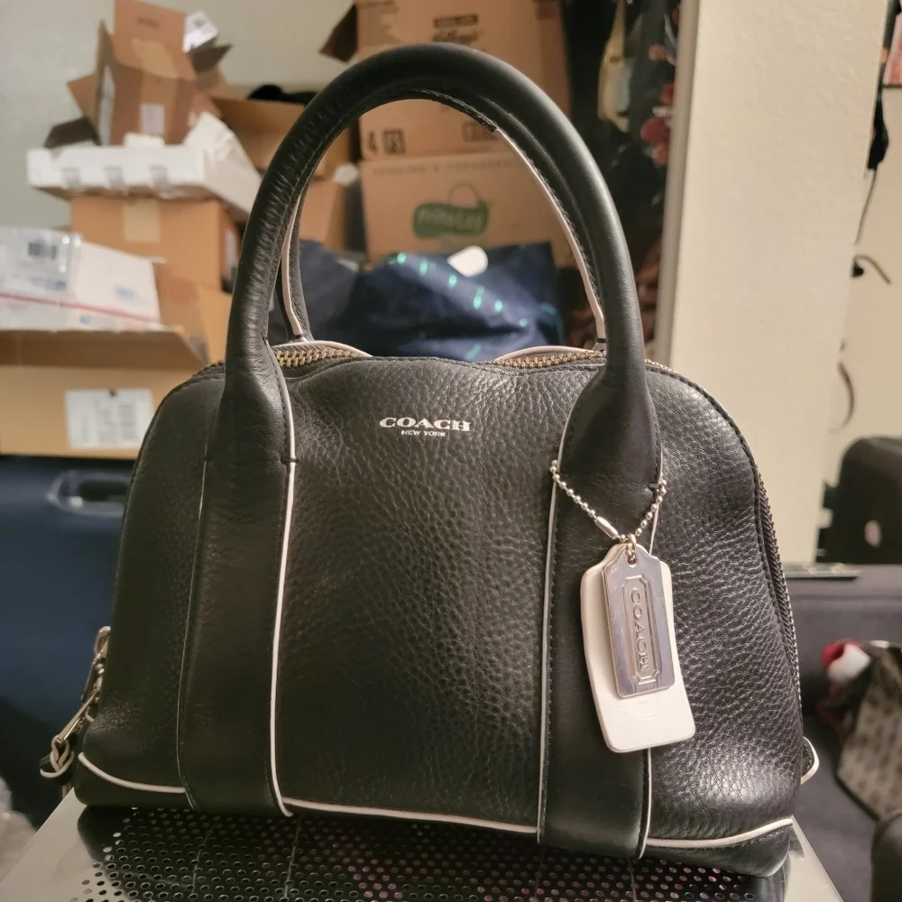 Coach Breaker Mini Preston 30344 Women's Leather Handbag,Shoulder Bag